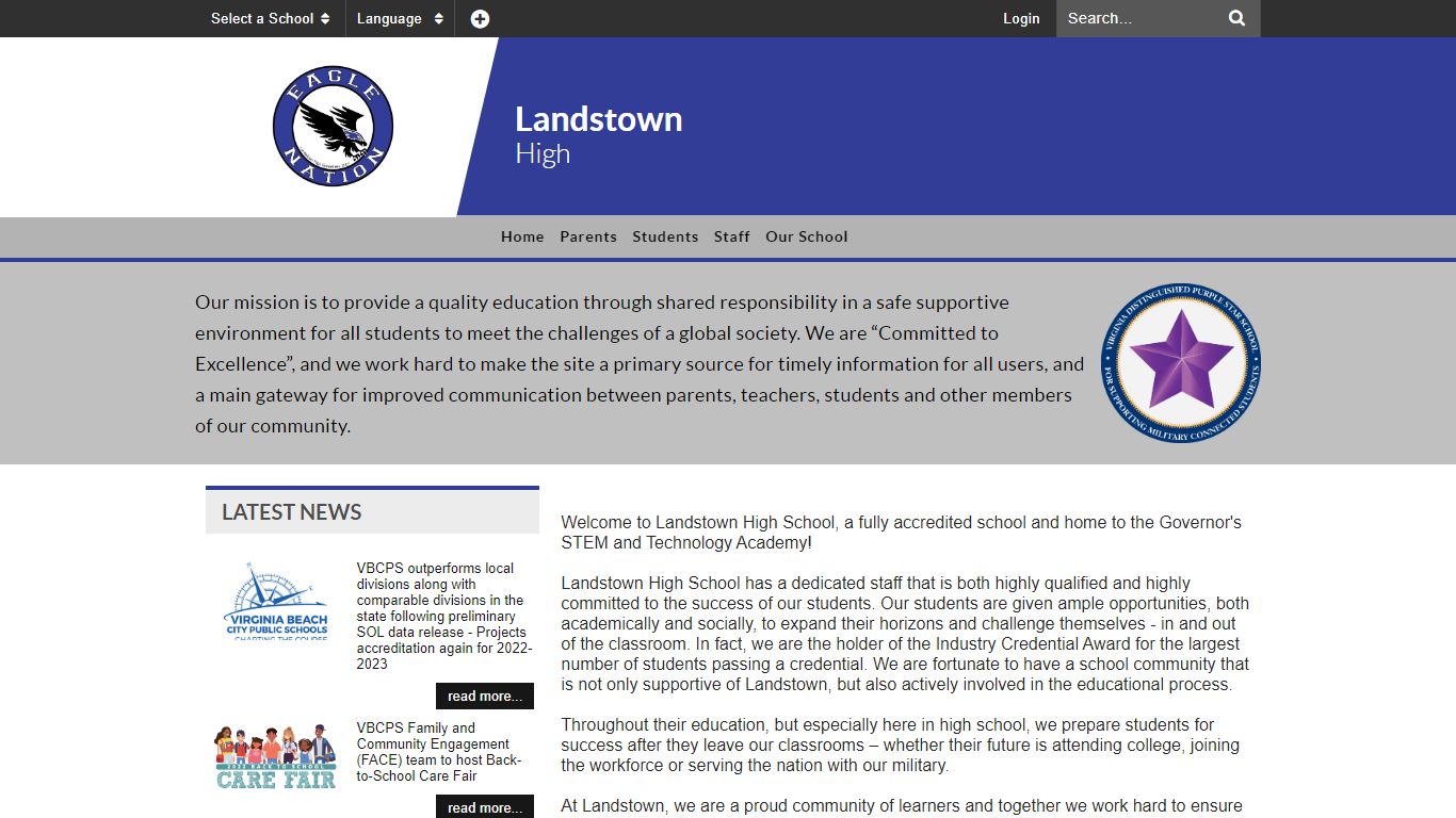Home - Landstown High